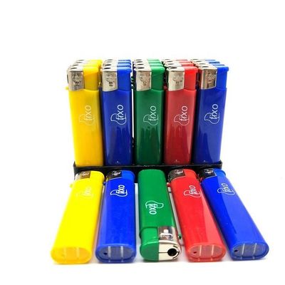 8.1*2.03*1.16CM Plastic Custom Logo Electric Gas Lighter voor het printen van Slim Candle