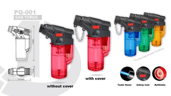 Op maat gemaakte aanvraag US 0.01/Piece Monsters Request Sample Dy-Pq001 Refillable Torch Lighter