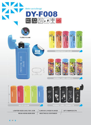 Aanpassing Dongyi Classic Torch Flip Winddicht Gas Lighter Dy-F008