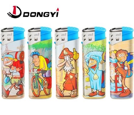 Cr Electronic Gas Torch Lighter met Frost Painting De perfecte dagelijkse metgezel