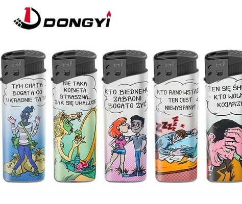 Cr Electronic Gas Torch Lighter met Frost Painting De perfecte dagelijkse metgezel