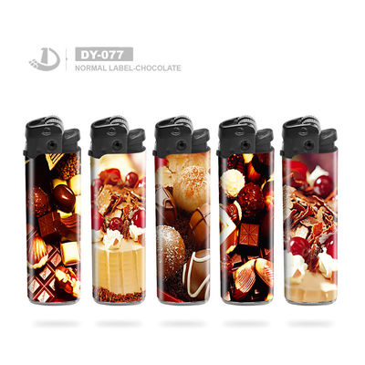 Chocolade Normaal Label DY-077 Hervulbaar Gas Flinter Lichter Ultieme Roken Companion