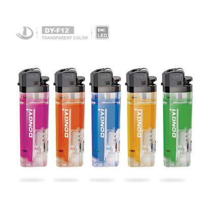 Model NO. DY-F12LED zorgvuldig vervaardigd door ontwerpers LED Flint Competitive Lighter