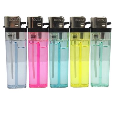 Eenmalige Dy-016 Transparante Flint Gas Lighter Voldoet aan EUR Standard Aanbeveling