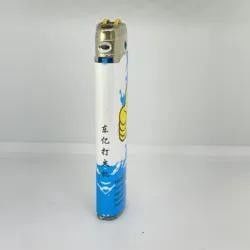 DY-077 EU-standaard elektrische aansteker met verschillende stickers van Baida Manufacture