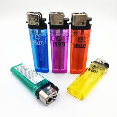8.0*2.37*1.2CM Torch Plastic Flint Gas Lighter met goedkope