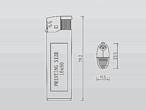 Topverkoper Gas Electric Lighter Model NO. DY-072 met en Goed in Dongyi