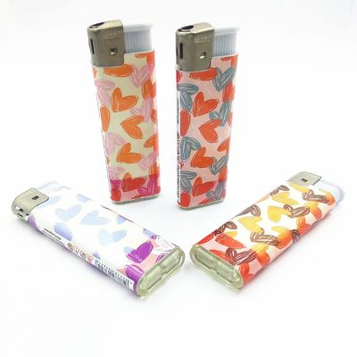 8.0*2,5*1,0cm Wegwerp sigaretten elektrische aansteker met aangepast logo model nr. DY-057