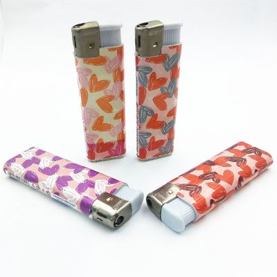 8.0*2,5*1,0cm Wegwerp sigaretten elektrische aansteker met aangepast logo model nr. DY-057
