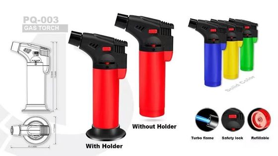 Aanpassingsmogelijkheid Winddicht Vlammetrekbaar Gas Torch Lighter