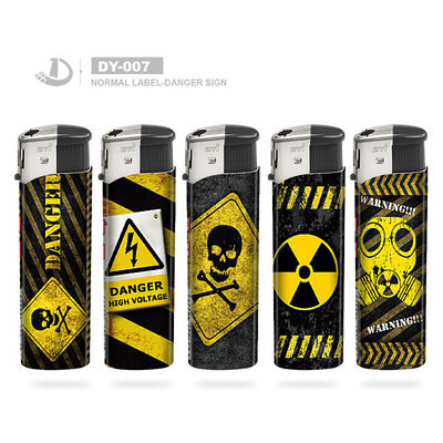 Gepersonaliseerd logo Sigaret Elektrische gas aansteker ISO9994 Dy-007 Gepersonaliseerd verzoek aanvaard