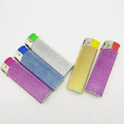 Aanpassing Import Direct Refill Cigarette Electric Lighter met Diamant Sticker Dy-007