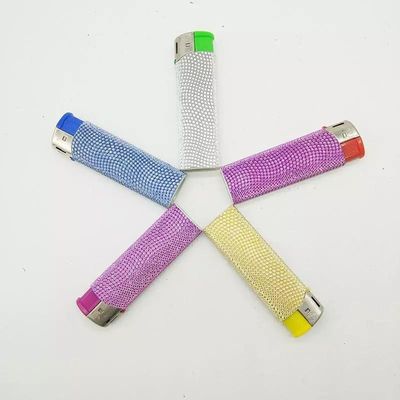 Aanpassing Import Direct Refill Cigarette Electric Lighter met Diamant Sticker Dy-007