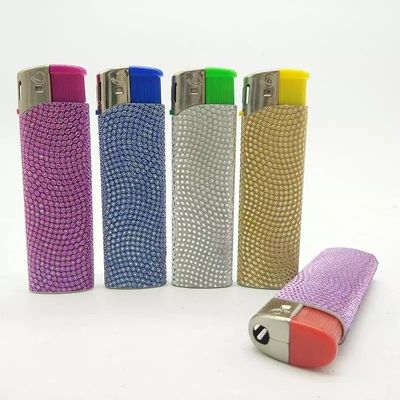 Aanpassing Import Direct Refill Cigarette Electric Lighter met Diamant Sticker Dy-007