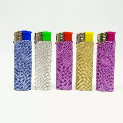 Aanpassing Import Direct Refill Cigarette Electric Lighter met Diamant Sticker Dy-007