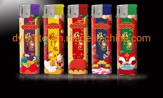 Custom Logo Vijf kleuren aansteker met aanpassing en aanpassing