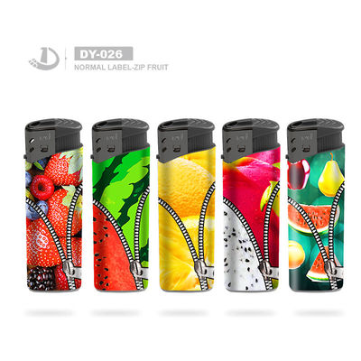 Zip Fruit Design elektrische aansteker voor gassigaretten 8.1*2.58*1.14cm Gemakkelijk te dragen