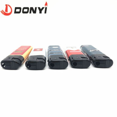 8.17*2.4*1.14 CM Torch Verpakte Sticker Elektrische wegwerp aansteker voor souvenir cadeau