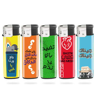Gepersonaliseerd Populair Logo Rooklak Dongyi Goedkoopste Hervulbare Elektrische Lighter
