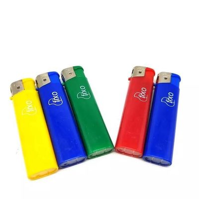 80*23.7*11.18mm Wegwerp/hervulbare elektrische aansteker met nikkel/zwarte/gouden wind