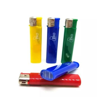 80*23.7*11.18mm Wegwerp/hervulbare elektrische aansteker met nikkel/zwarte/gouden wind