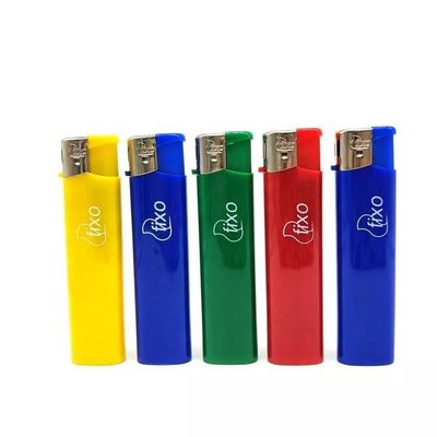 80*23.7*11.18mm Wegwerp/hervulbare elektrische aansteker met nikkel/zwarte/gouden wind