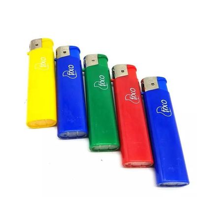 80*23.7*11.18mm Wegwerp/hervulbare elektrische aansteker met nikkel/zwarte/gouden wind