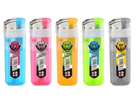 DY-307 Dongyi Basic Plastic Lighter voor reclame Marketing Exhibition in vijf kleuren