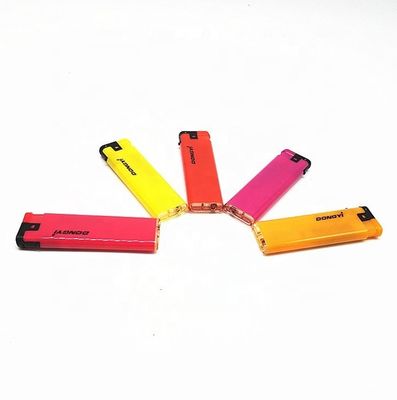 Dy-F015 Model Custom Design Printed Logo Lighters Wegwerp Winddicht Jet Flame Lighter