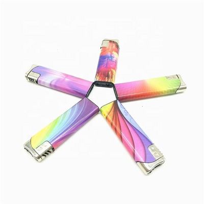 Plastic Jet Torch Custom Kleurrijk Geschenk Sigarettenanker Hervulbare elektrische aansteker