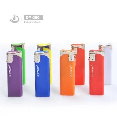 DY-069 Unieke elektronische CR Flip plastic aansteker met aanpassing