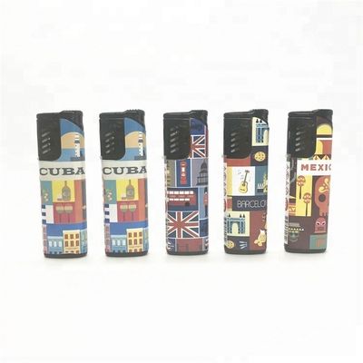 Moderne sticker Winddicht Flip Torch Flame Cigarette Roken Vuur aansteker DY-F001