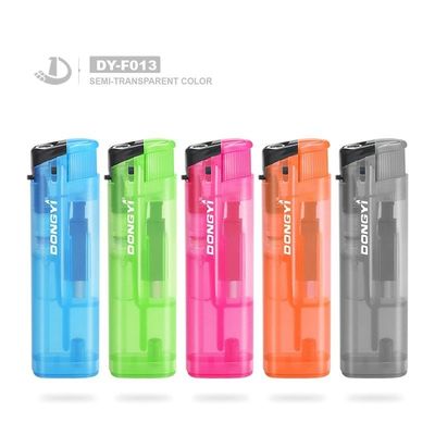Dongyi Customized Label Windproof Gas Lighter EUR Standard ISO99994 DY-F013 Aanpassing