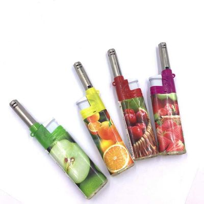 2021 Encendedores Electronic Refill BBQ lighters met ISO 9994 Gas Windproof lichter