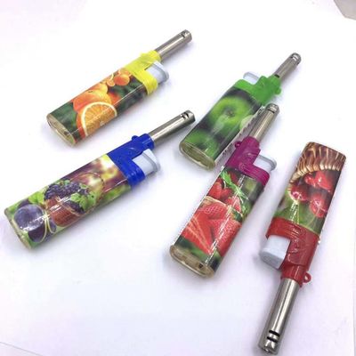 2021 Encendedores Electronic Refill BBQ lighters met ISO 9994 Gas Windproof lichter
