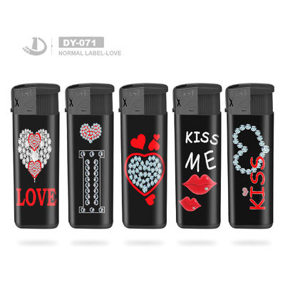 Hunan Dongyi Transparent Plastic Smoking Lighter Model NO. DY-071 Monsters US 0.01/pc
