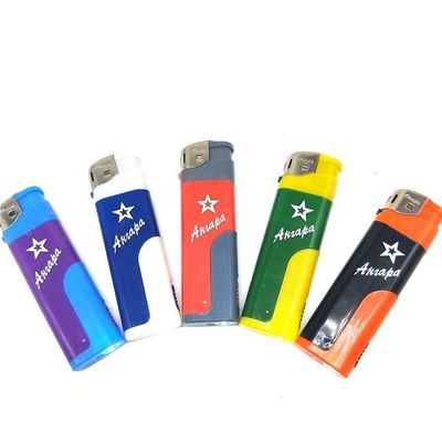 Custom logo mode sigaret elektrische aansteker led plastic aansteker met DY-5820