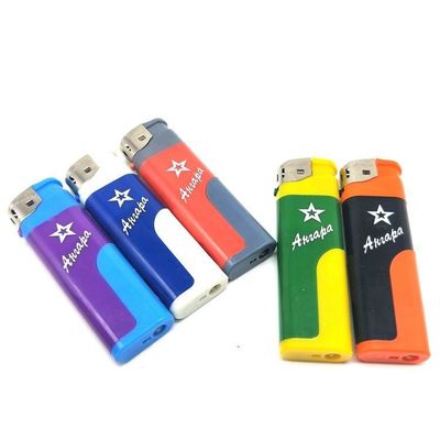 Custom logo mode sigaret elektrische aansteker led plastic aansteker met DY-5820