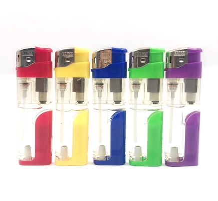 8.0cm oplaadbare elektronische oplaadbare plastic aansteker met LED-kleuren OEM accepteren