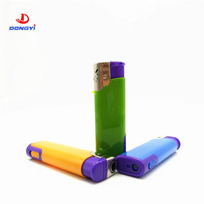 Torch DY-F003 met LED-lamp Turbo Flame Butane Gas Electric Windproof Lighter