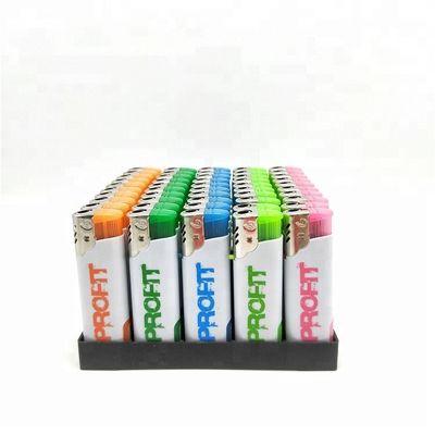 Torch DY-F003 met LED-lamp Turbo Flame Butane Gas Electric Windproof Lighter