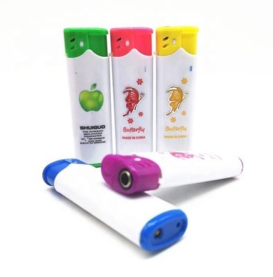 DY-F005 Torch Multicolor Refillable Windproof Plastic Lighter voor model nr. DY-F005