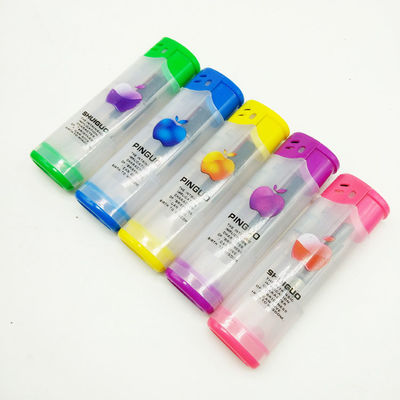 DY-F005 Torch Multicolor Refillable Windproof Plastic Lighter voor model nr. DY-F005
