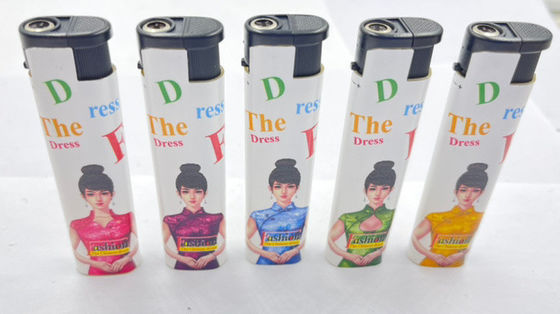 Donyi DY-F028 Plastic Smoking Butane Label Lighter met en goedkoopste model NO. DY-F028