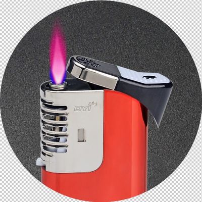 Model nr. DY-F029 Wegwerpgasverlichting tegen wind met LED en op maat gemaakte elektronica