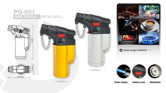 Op maat gemaakte aanvraag US 0.01/Piece Monsters Request Sample Dy-Pq001 Refillable Torch Lighter