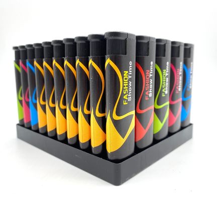 Lichter Grootte 80*23.7*11.18mm Plastic sigaretten gas aansteker voor winddichte BBQ keuken