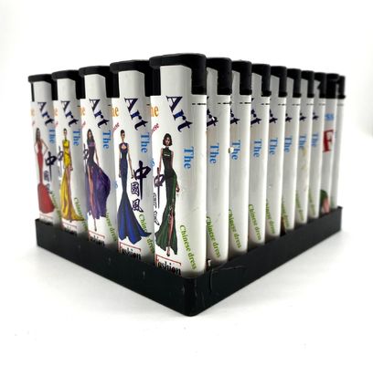 Eenmalige butane gas sigaretten winddichte aansteker met US 20/stuk monsters