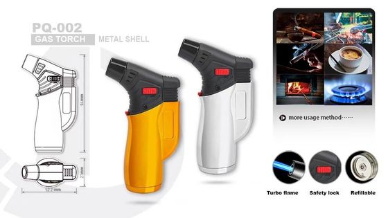 US 0.01/Piece Nieuwste Pq-002 Torch lighter in promotie Model NO. PQ-002 1 stuk Min.Order Request Sample