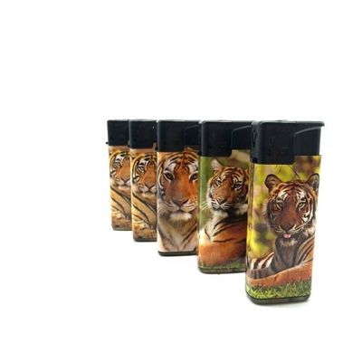 Gepersonaliseerde Tiger Label Torch voor Europese en Amerikaanse markt Model NO. DY-F007 Torch